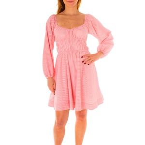 Women’s Sweetheart Striped Fit & Flare Dress | Size 6